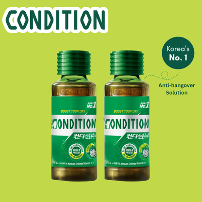 Condition Anti-Hangover Drink Bottle 100ml 2 bottles