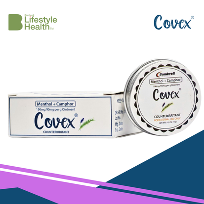 Covex Natural Healing Balm Bundle (6-Pack) - Herbal Relief for Headache & Muscle Pain