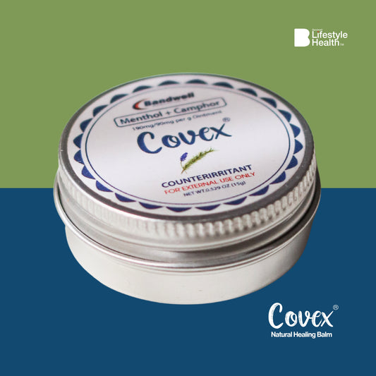 Covex Natural Healing Balm 10g/15g - Herbal Relief for Headache & Muscle Pain