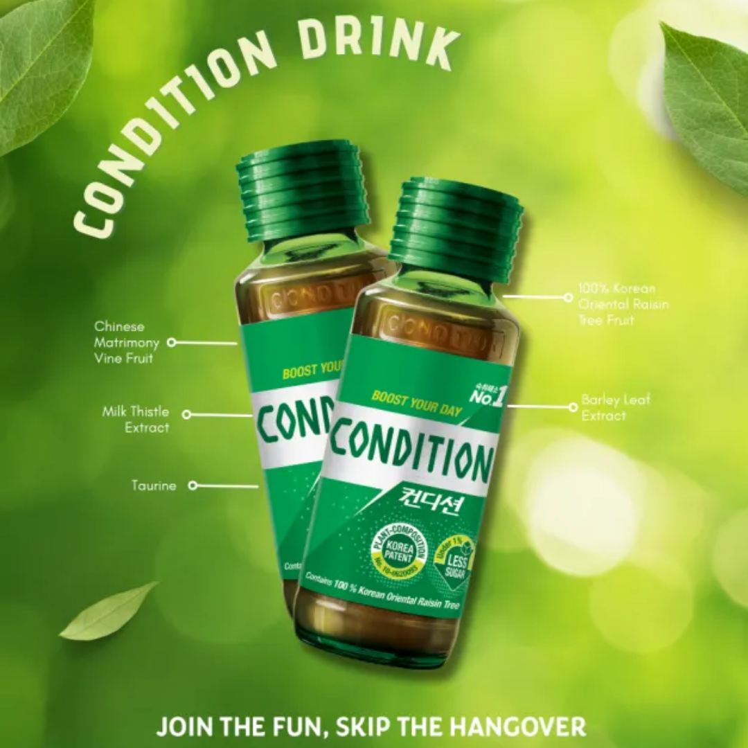 Condition Anti-Hangover Drink Bottle 100ml 2 bottles