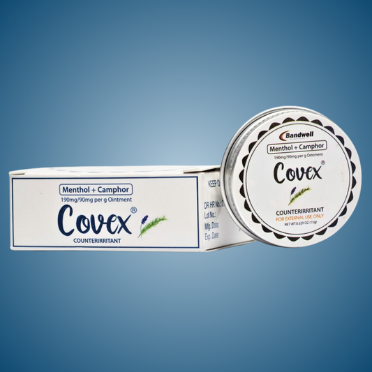 Covex Natural Healing Balm Bundle (6-Pack) - Herbal Relief for Headache & Muscle Pain