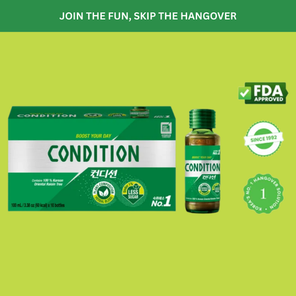 Condition Anti-Hangover Drink Bottle 100ml 2 bottles