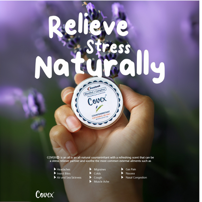 Covex Summer Bundle Buy 10 Get 2 Natural Healing Balm 15g Herbal Ointment for Headache & Nausea
