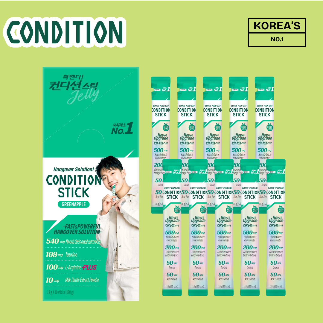 Condition Anti-Hangover Jelly Stick - Fast Recovery Remedy (10pcs)