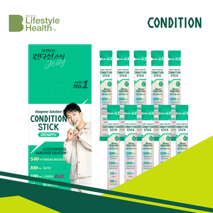 Condition Anti-Hangover Jelly Stick - Fast Recovery Remedy (10pcs)