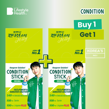Buy 1 Get 1 FREE - Condition Anti-Hangover Jelly Stick (20pcs Total) Fast Recovery