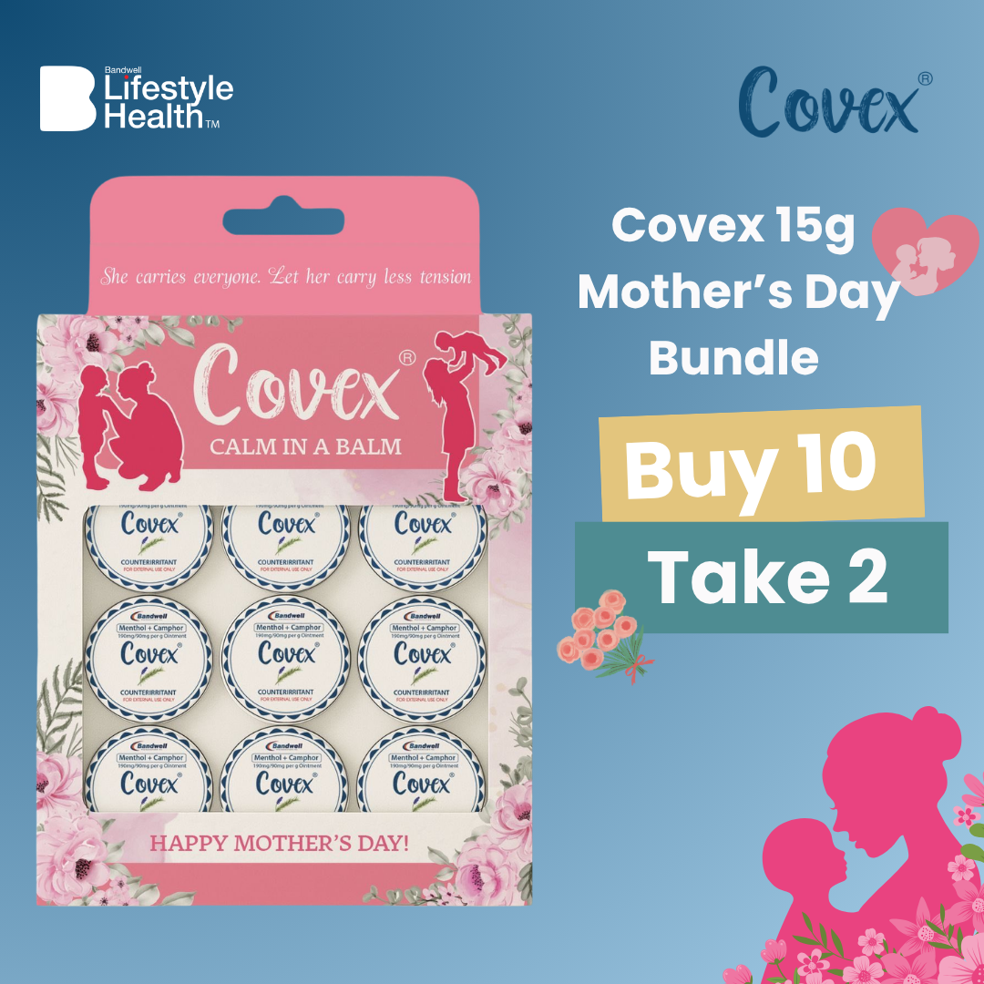 Covex Mother's day Bundle Buy 10 Get 2 Natural Healing Balm 15g Herbal Ointment for Headache &Nausea